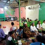 Jalin Silaturahmi Dengan Warga Perbatasan, Anggota Satgas Yonif 144/JY Hadiri Acara Yasinan